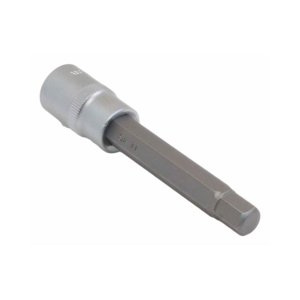 Llave HEX 11 mm 1/2" larga 110 mm para inyectores diésel